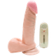 Vibrating Dildo Realistic Penis Beige 6 inch by Doc Johnson