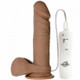 Vibrating Realistic Cock Ur3 Brown 6in Dildo Adult Sex Toy