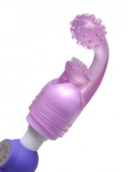 The Wand Essentials 2 Piece Wand Massager Attachment Kit - Purple Sex Toy For Sale
