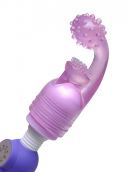 Wand Essentials 2 Piece Wand Massager Attachment Kit - Purple