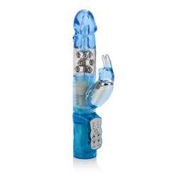 Waterproof Jack Rabbit Vibrator- Blue