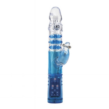 Wild Orgasm Pierced Lover Vibrator - Blue Sex Toy