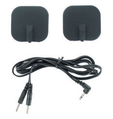 Zeus Deluxe Silicone Black Electro Pads by Zeus Electrosex