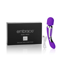 Embrace Body Wand Massager Vibrator Purple - Adult Toys