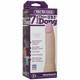Vac-U-Lock 7 Inch UltraSkyn Thin Dildo - White by Doc Johnson - view 2