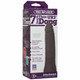 Vac-U-Lock 7 Inch UltraSkyn Thin Dildo - Black by Doc Johnson - view 2