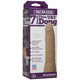 Vac-U-Lock 7 Inch UltraSkyn Thin Dildo - Brown by Doc Johnson - view 2