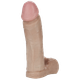 Vac-U-Lock 8 Inch Realistic Dildo - White by Doc Johnson - view 3