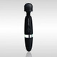 Body Wand Massager Vibrator Rechargeable Black by X-Gen Products - Product SKU XGBW109