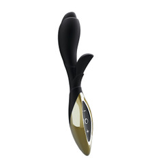 ZINI Zook - Black/Gold Luxury Rabbit Vibrator Best Sex Toy