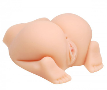 Doggie Style Dual-entry stroker Mini Vagina and Anal by SexFlesh