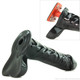 Vac-U-Lock 7 Inch Ballsy Super Dildo - Code Black by Doc Johnson - view 4