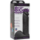 Vac-U-Lock 8 Inch UltraSkyn Dildo - Code Black by Doc Johnson - view 3