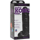 Vac-U-Lock 9 inch KONG Realistic Dildo - Code Black by Doc Johnson - Product SKU DJ101620