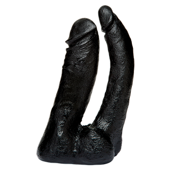 Vac-U-Lock Double Penetration Dildo - Code Black by Doc Johnson