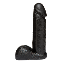 Vac-U-Lock 6 Inch Realistic Dildo - Code Black Best Adult Toys