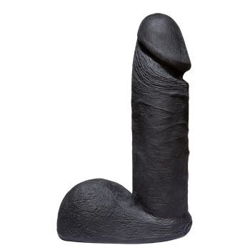 Vac-U-Lock 6 inch UltraSkyn Dildo - Code Black by Doc Johnson