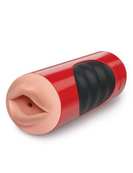 The Pipedream Mega Grip Vibrating Masturbator - Mouth Sex Toy For Sale