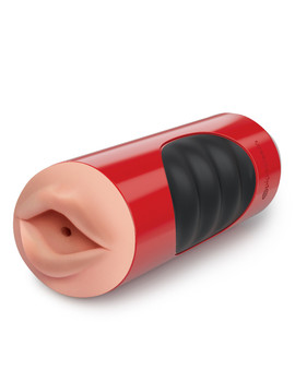 Pipedream Mega Grip Vibrating Masturbator - Mouth