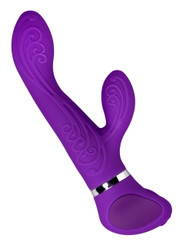 Bordello Rabbit Vibrator 10x Ten Mode Dual Stimulator - Purple Best Sex Toy