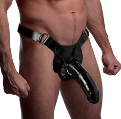 Infiltrator Hollow Strap-On with 9 Inch Dildo by Master Series