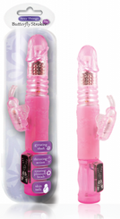 Butterfly Stroker Mini Pink Vibrator Adult Toys