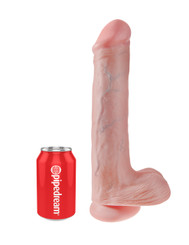 King Cock 13 inch Cock with Balls Dildo
