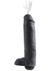 King Cock Black 11 inch Squirting Dildo
