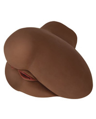 Mistress Side Saddle Dual-entry stroker Masturbator - Brown by Curve Novelties