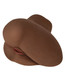 Mistress Side Saddle Dual-entry stroker Masturbator - Brown by Curve Novelties