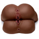 Hookups Threesome Realistic Dual-entry stroker - Brown