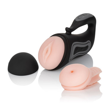 Optimum Power Grip Vibrating Stroker by California Exotic Novelties