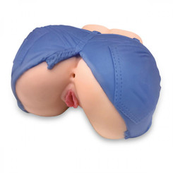 Hey 19! Blue Jeans Pussy and Ass Male Sex Toys