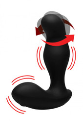 Alpha-Pro 7 Mode Silicone Prostate Stimulator with Gyrating Shaft