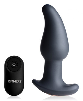 Gyro-M 10X Curved Rimming Plug with Remote Control Sex Toy