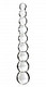 Icicles No 2 Glass Anal Beads Clear by Pipedream Products - view 2