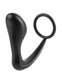 Anal-Gasm Silicone Erection ring Plug Black by Pipedream Products