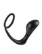 Anal-Gasm Silicone Erection ring Plug Black by Pipedream Products - view 2