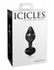 Icicles #44 Black Glass Butt Plug by Pipedream Products - view 3