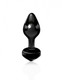 Icicles #44 Black Glass Butt Plug by Pipedream - Product SKU PD294423
