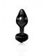 Icicles #44 Black Glass Butt Plug by Pipedream Products - view 2