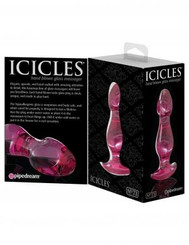 Icicles No 73 Pink Glass Massager Sex Toy