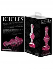 Icicles No 75 Pink Glass Massager by Pipedream Products