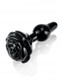 Icicles No 77 Black Rose Glass Massager by Pipedream - Product SKU PD287700
