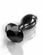 Icicles No 78 Black Glass Massager Gem End by Pipedream Products - view 2