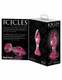 Icicles No 79 Pink Glass Massager Gem End Adult Toy