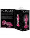 Icicles No 79 Pink Glass Massager Gem End by Pipedream Products
