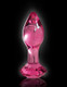Pipedream Icicles No 79 Pink Glass Massager Gem End - Product SKU PD287900