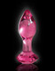 Icicles No 79 Pink Glass Massager Gem End by Pipedream Products - view 3