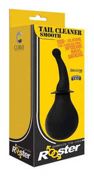 Rooster Tail Cleaner Smooth Black Anal Douche Best Sex Toys